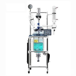 實驗室高硼硅玻璃反應釜20L調速雙層玻璃反應釜 五金產品零售中的精密儀器